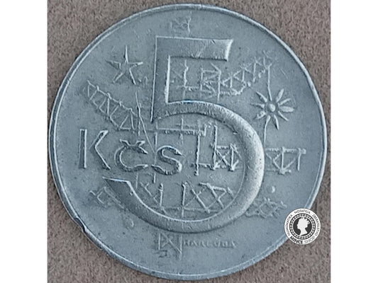 5 koruna - Česko-Slovensko - 1968