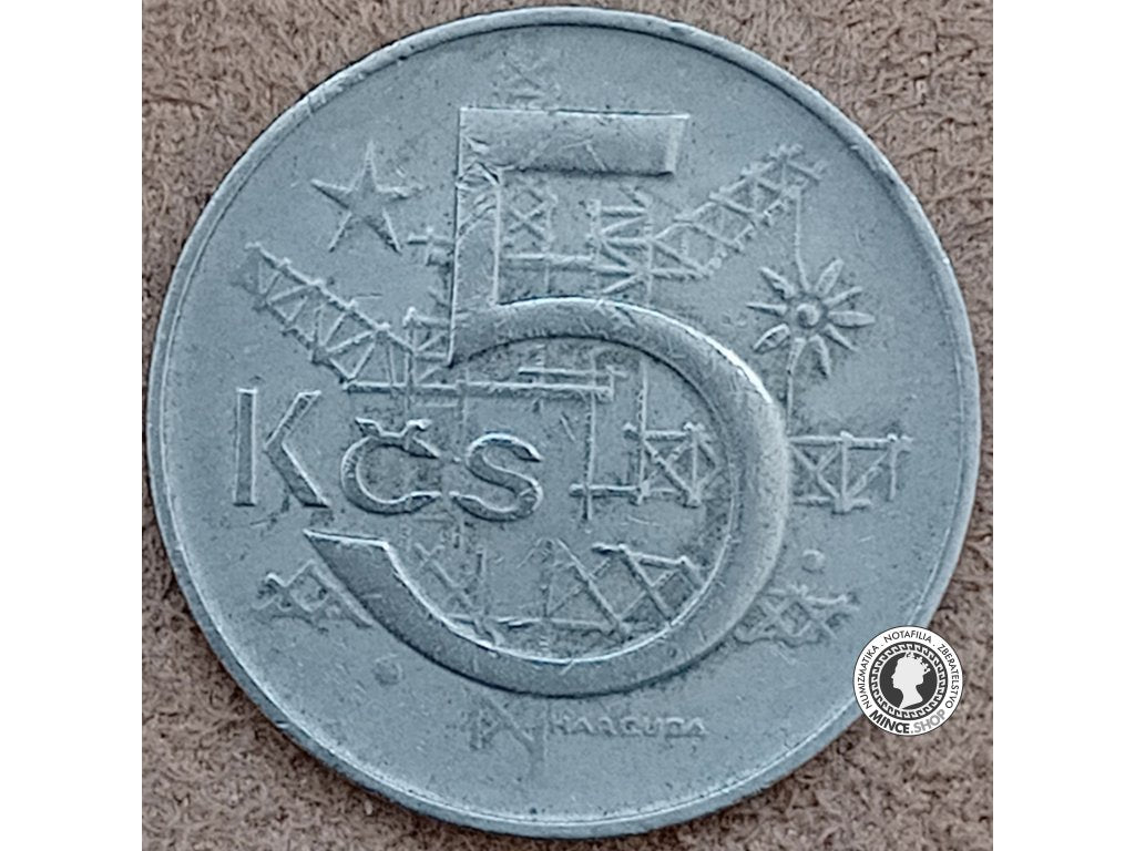 5 koruna - Česko-Slovensko - 1969