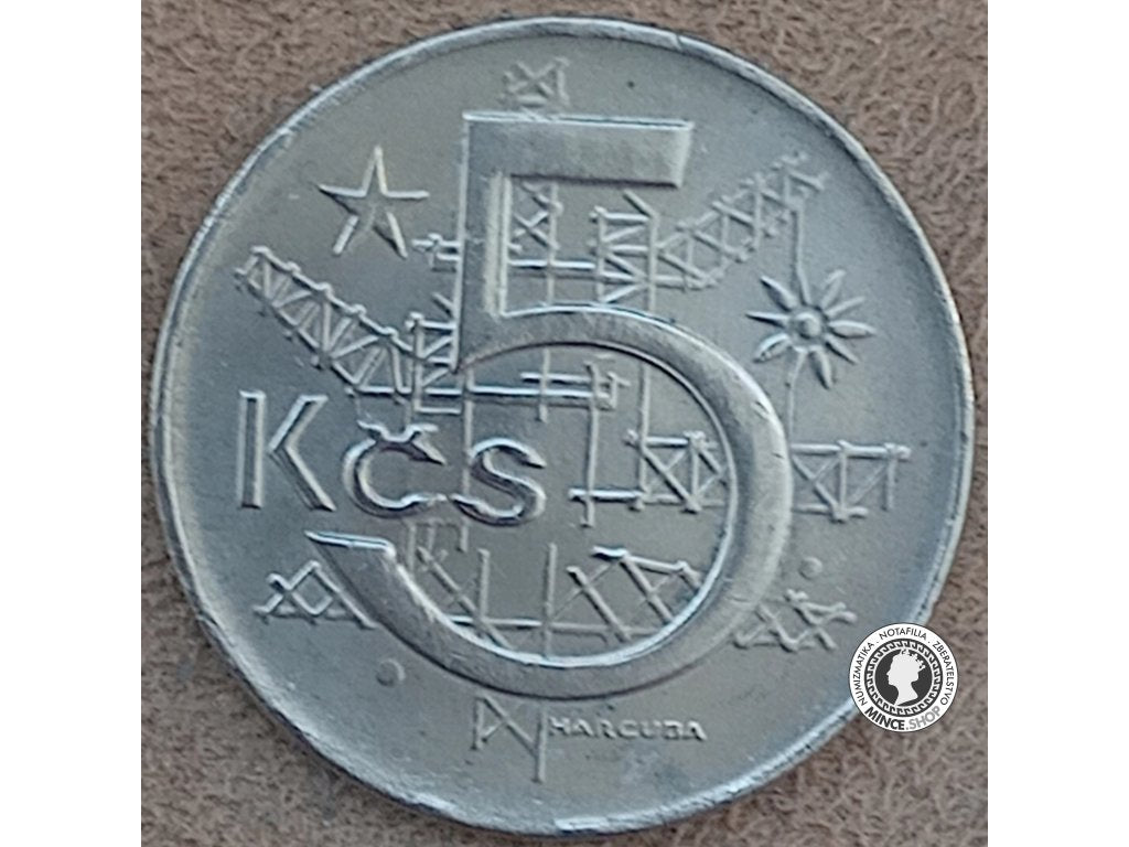 5 koruna - Česko-Slovensko - 1975