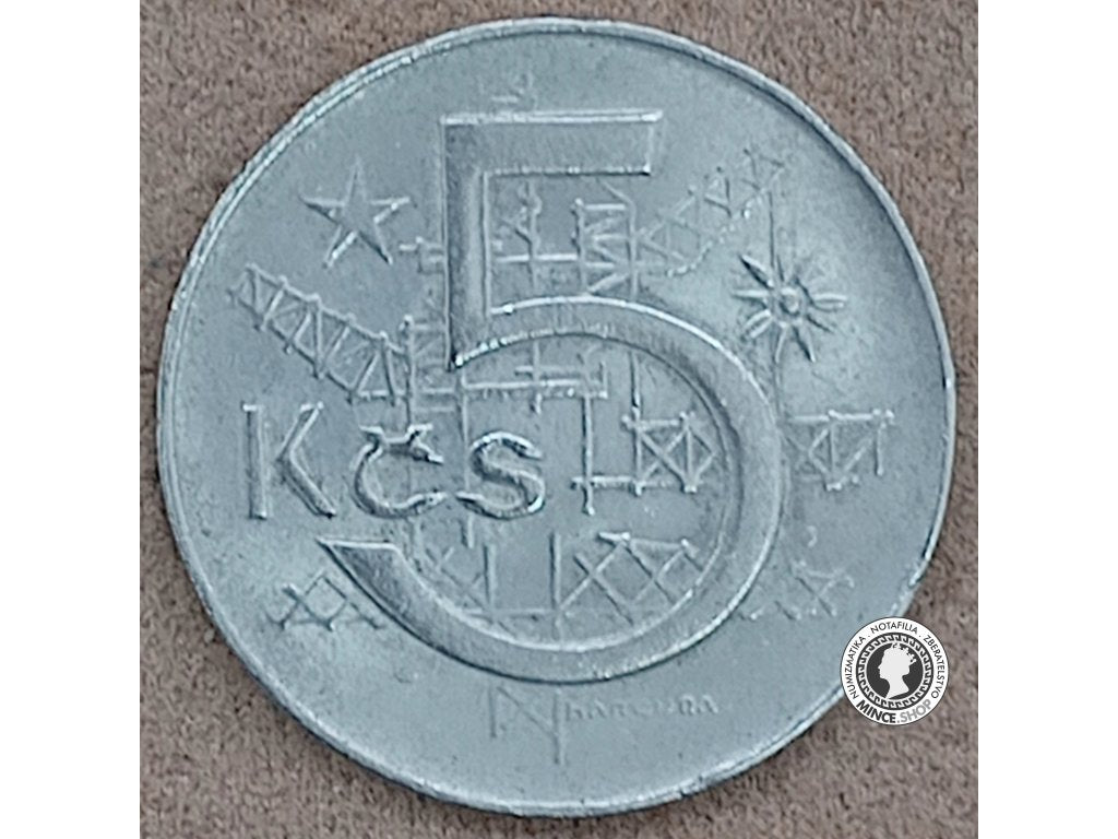 5 koruna - Česko-Slovensko - 1984