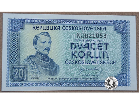 20 Korún - 1945 - ČSR