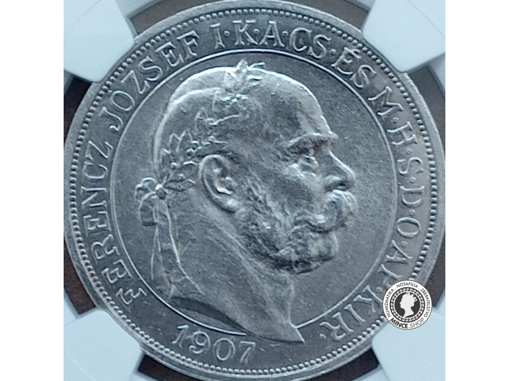 5 korona - Rakúsko-Uhorsko - 1907 - UNC Details