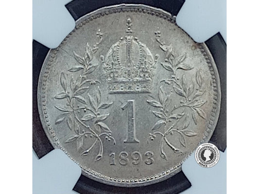 1. koruna - Rakúsko-Uhorsko - 1893 - MS 63