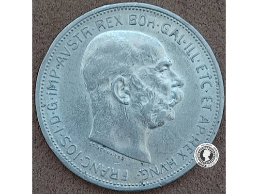 2 koruna - Rakúsko-Uhorsko - 1913