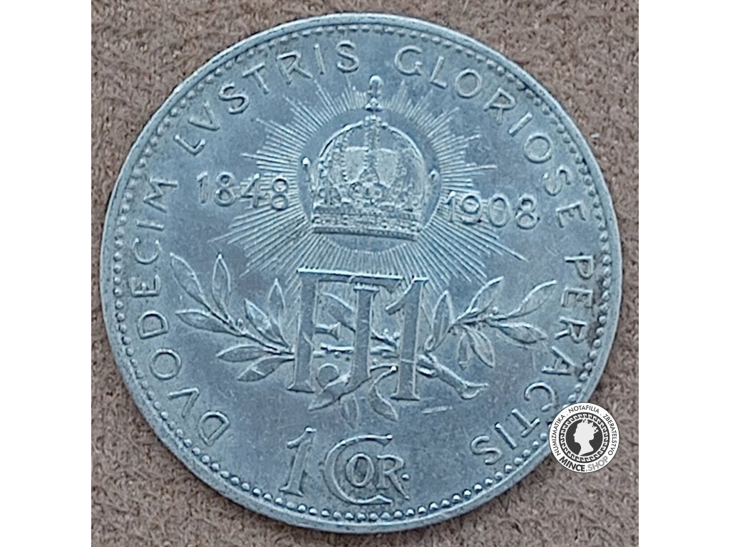 1 koruna - Rakúsko-Uhorsko - 1908