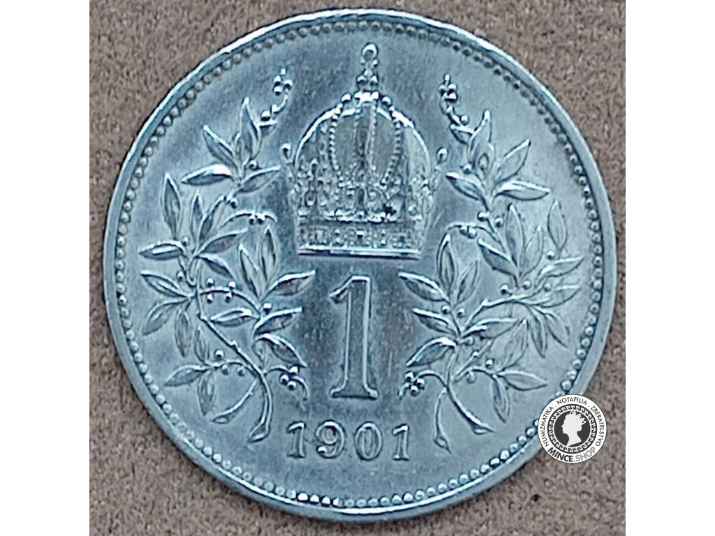 1 koruna - Rakúsko-Uhorsko - 1901