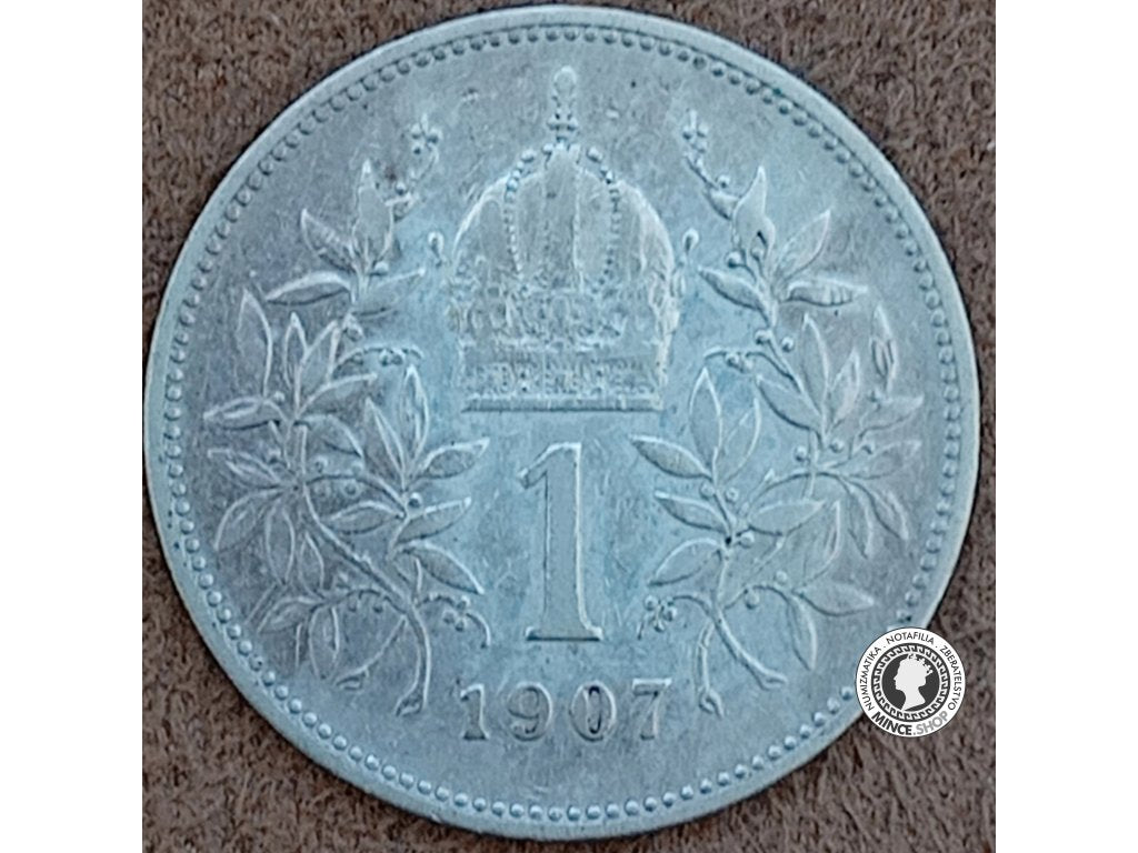 1 koruna - Rakúsko-Uhorsko - 1907