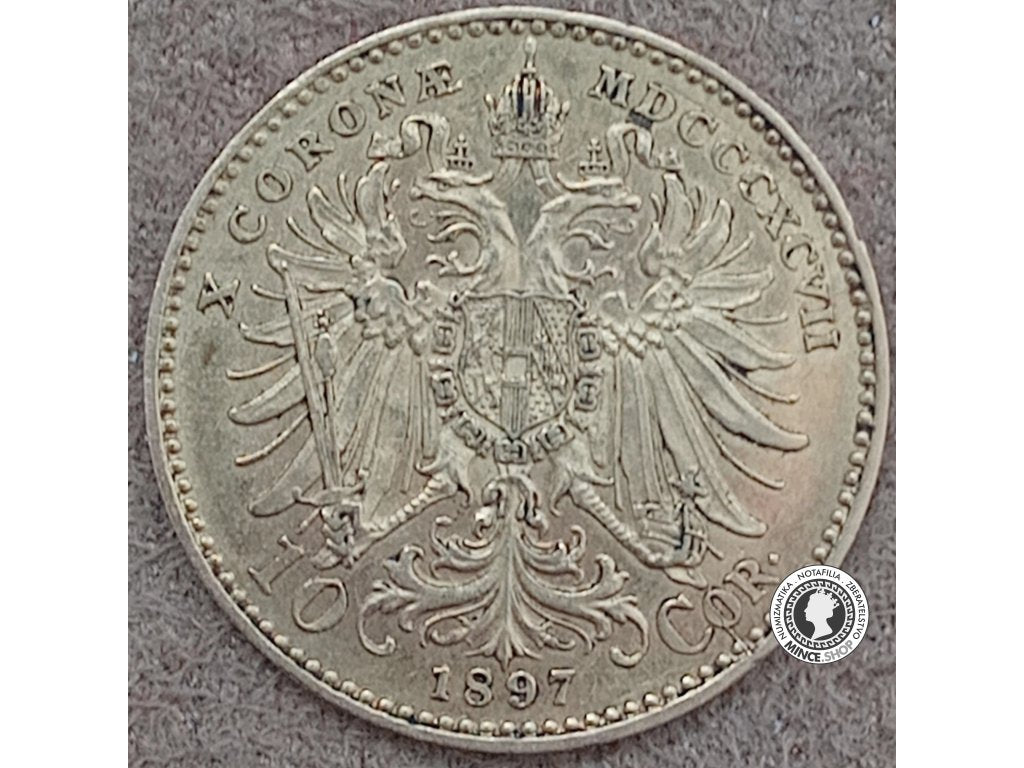 10 koruna - Rakúsko-Uhorsko - 1897