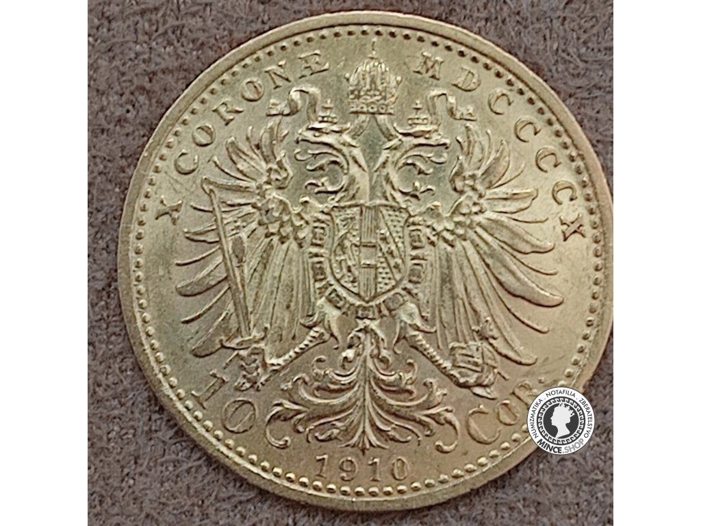 10 koruna - Rakúsko-Uhorsko - 1910 bz