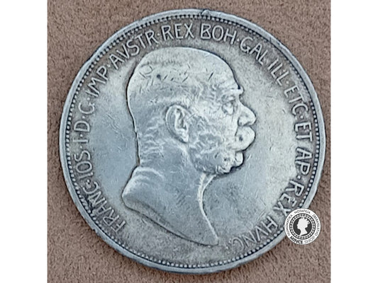 5 koruna - Rakúsko-Uhorsko - 1909