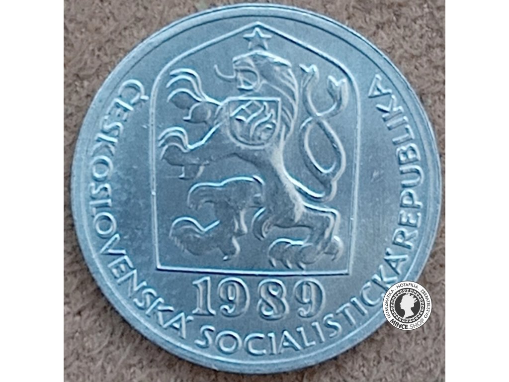 5 halier - Česko-Slovensko - 1989