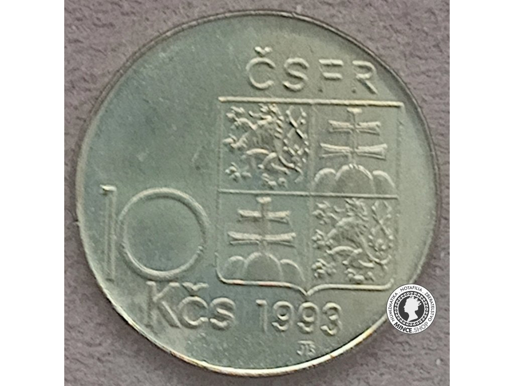10 koruna - Česko-Slovensko - 1993 - T.G.Masaryk