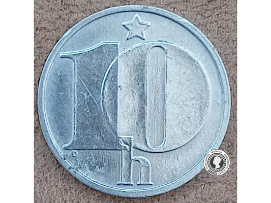 10 halier - Česko-Slovensko - 1986