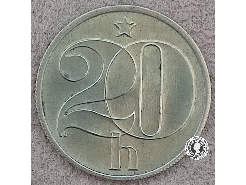20 halier - Česko-Slovensko - 1987