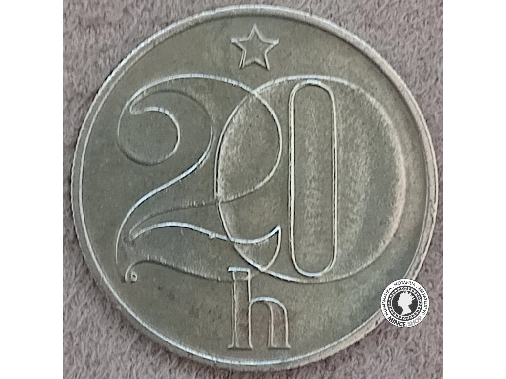 20 halier - Česko-Slovensko - 1990