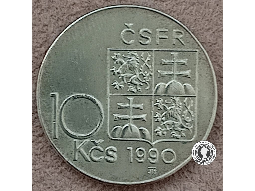 10 koruna - Česko-Slovensko - 1990 - T.G.Masaryk