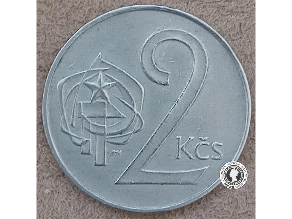 2 koruna - Česko-Slovensko - 1986