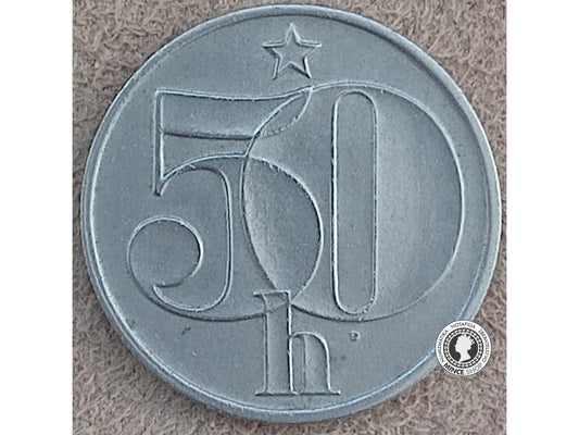 50 halier - Česko-Slovensko - 1986