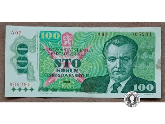 100 Korún - 1989 - ČSSR