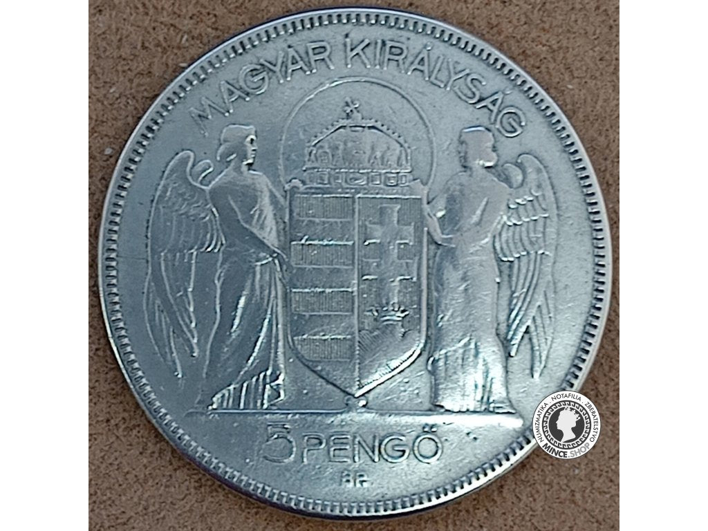 5 pengő - Regentské Maďarsko - 1930 - Miklos Horthy