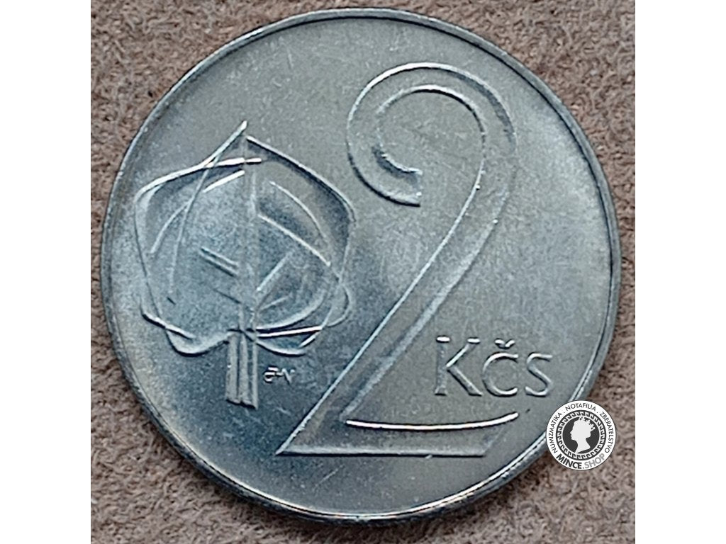 2 koruna - Česko-Slovensko - 1992 R - UNC