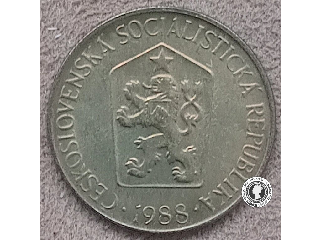 1 koruna - Česko-Slovensko - 1988 - UNC