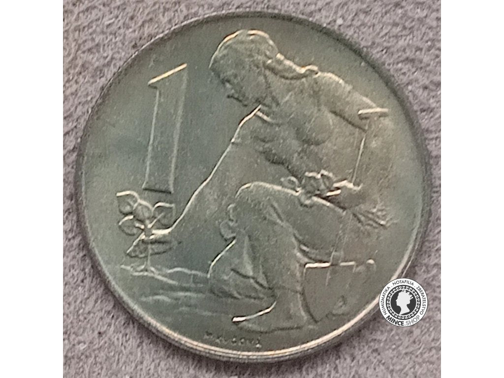 1 koruna - Česko-Slovensko - 1988 - UNC