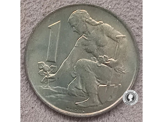 1 koruna - Česko-Slovensko - 1988 - UNC