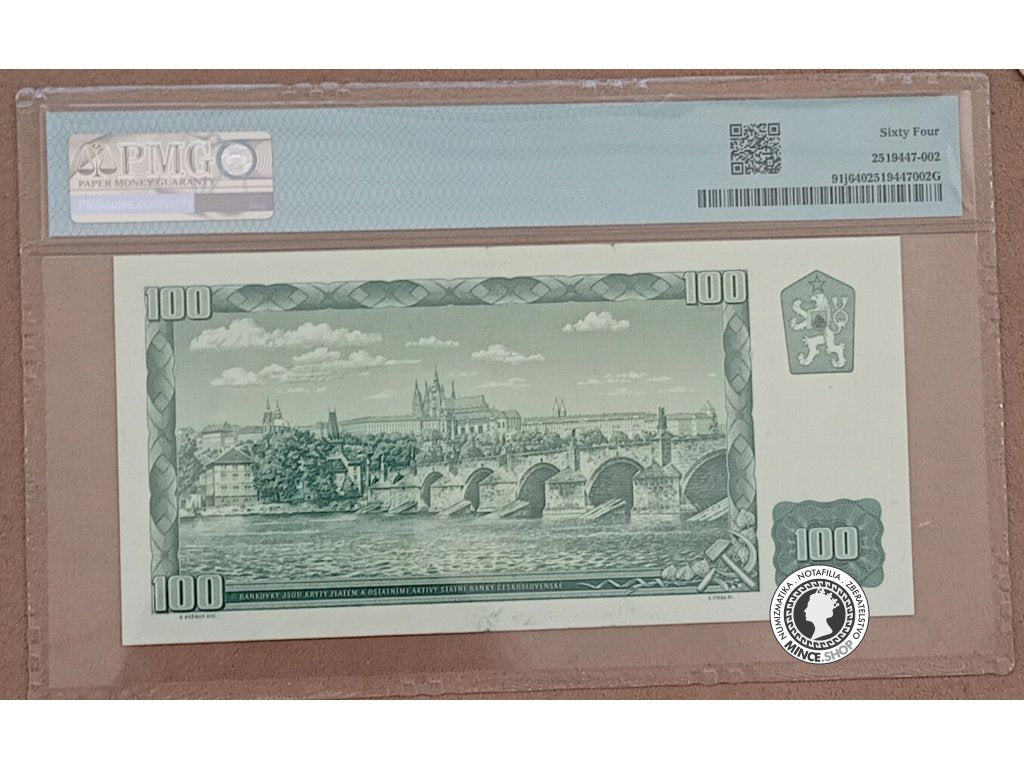 100 Korún - 1961 - ČSSR - PMG 64