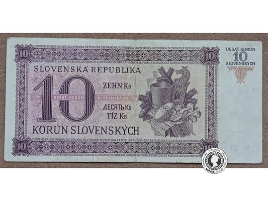 10 Korún - 1943 - Slovenský Štát