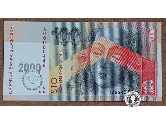 100 Korún - 1993 - Slovensko - Bimilenium