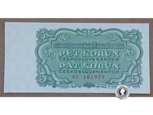 5 Korún - 1961 - ČSSR - UNC