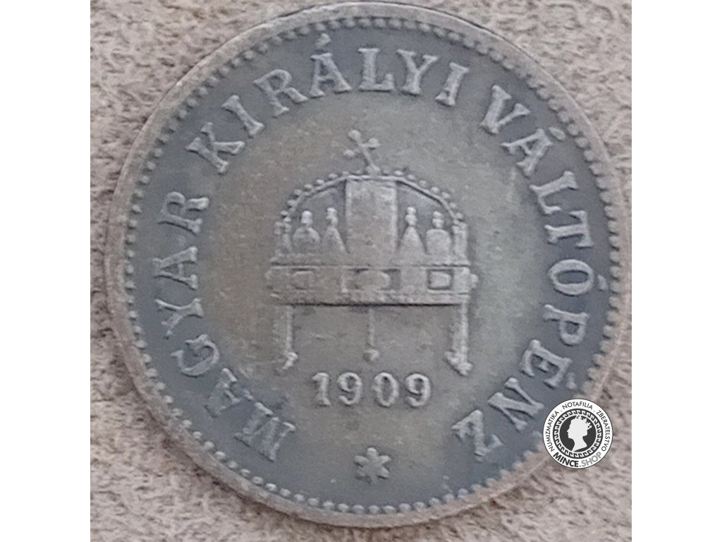 2 filler - Rakúsko-Uhorsko - 1909