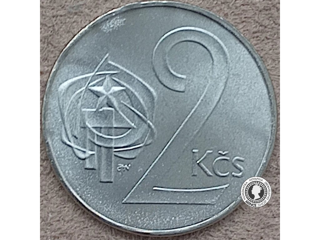 2 koruna - Česko-Slovensko - 1987 - UNC