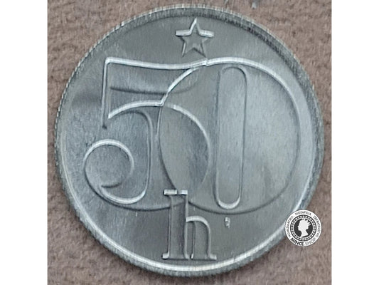 50 halier - Česko-Slovensko - 1987 - UNC