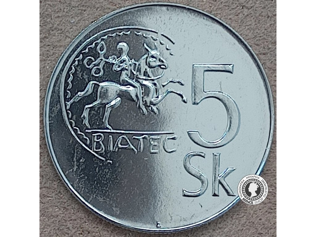 5 koruna - Slovensko - 2004 - UNC