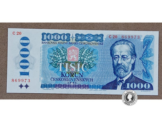 1000 Korún - 1985 - ČSSR - UNC
