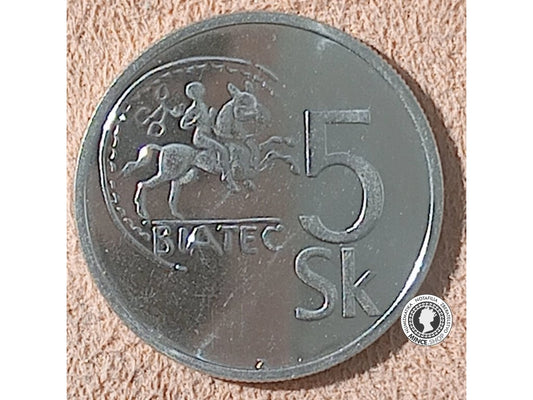 5 koruna - Slovensko - 1993 - UNC