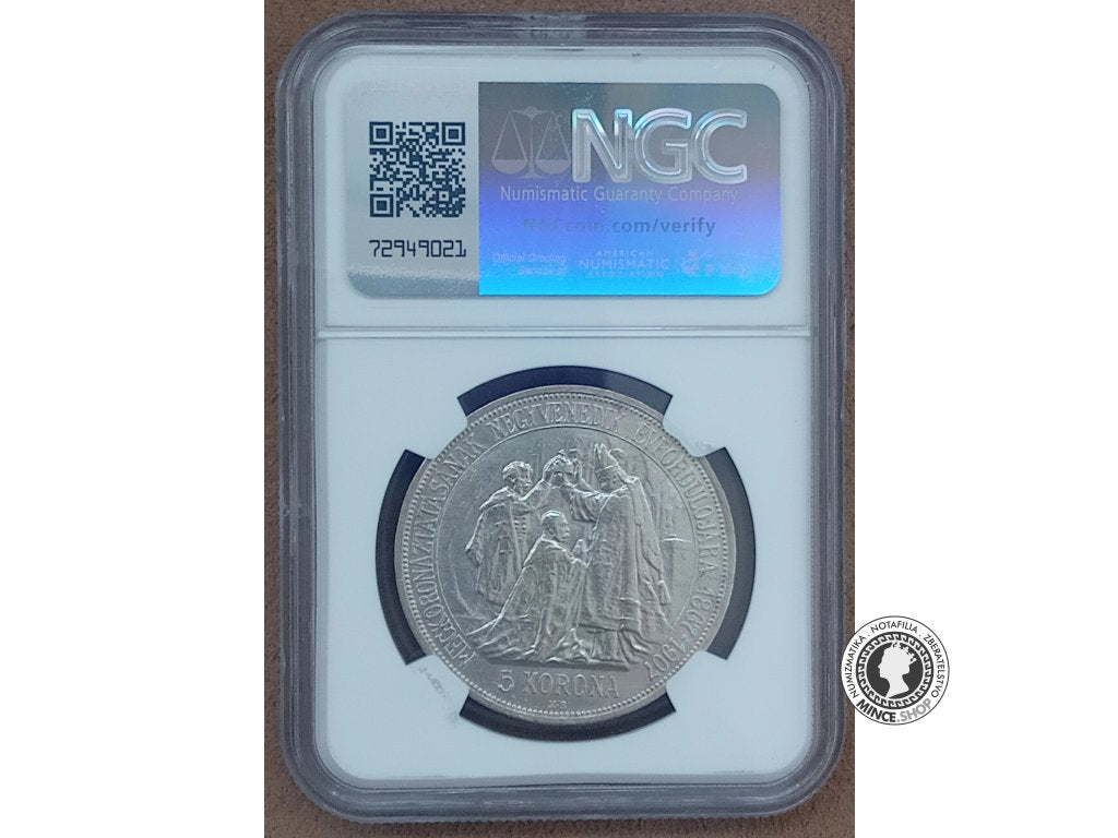 5 korona - Rakúsko-Uhorsko - 1907 - MS 61