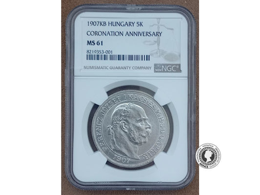 5 korona - Rakúsko-Uhorsko - 1907 - MS 61