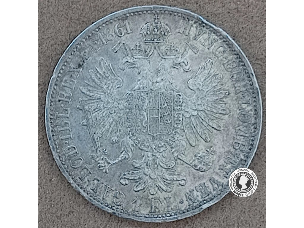1 florin - Rakúsko-Uhorsko - 1861 A