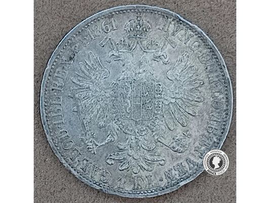 1 florin - Rakúsko-Uhorsko - 1861 A